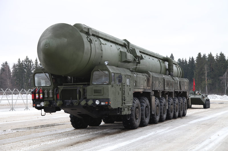 Пусковая установка комплекса РТ-2ПМ2 Тополь-М. ФОТО: Виталий Кузьмин
